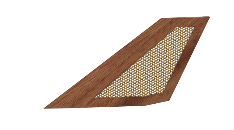 Swept Delta Split Bracket - Laminate 16